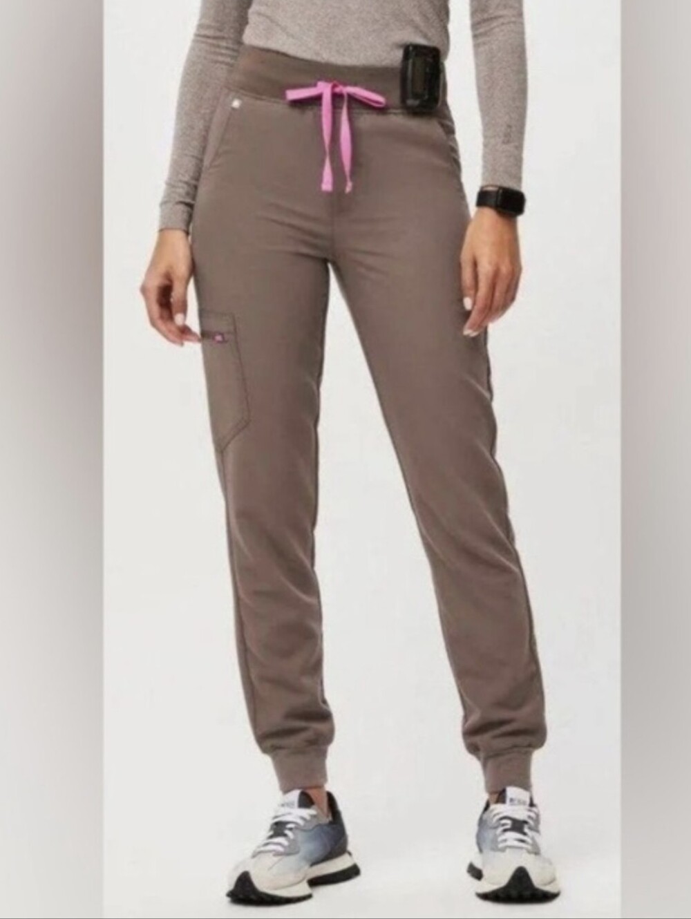 Figs Smokey Taupe Zamora Scrub Jogger Pants
